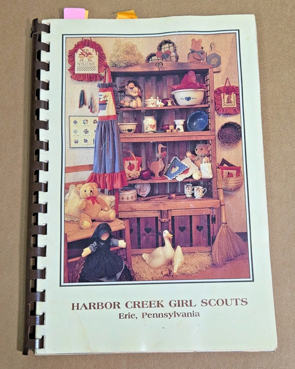 1982 Harbor Creek Girl Scouts Cookbook - Vintage Erie PA Community Recipes